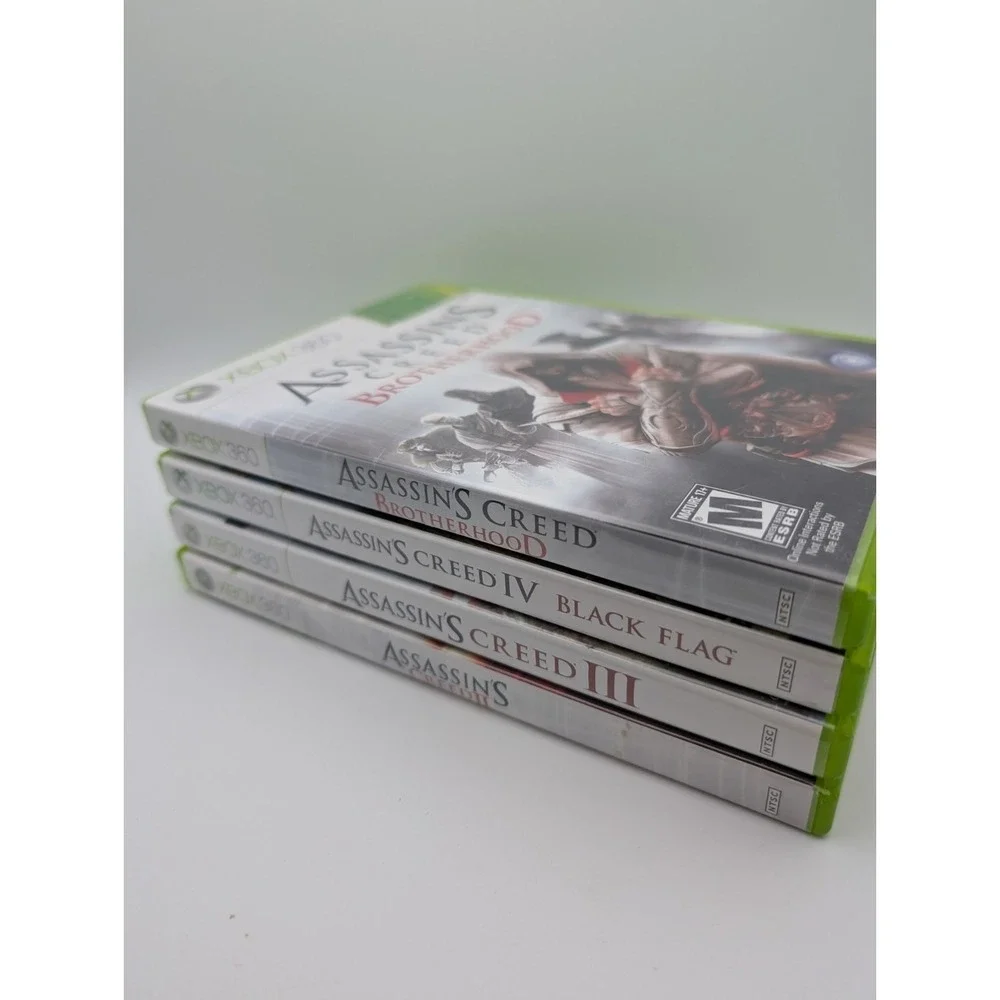 Assassin's Creed Lot 2 3 Flag Brotherhood - Microsoft Xbox 360 Most Complete